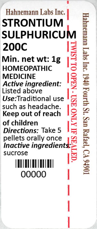 Strontium Sulphuricum 200C 1g - Strontium Sulphuricum 200C 1g